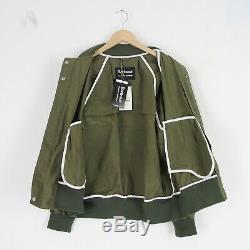 Mens New Barbour X Engineered Garments Irving Bomber Jacket M Casual Vert Olive