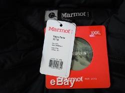 New Marmot Yukon # 9738 Noir Parka 3xl Membrain Veste Shell Vers Le Bas