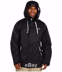 New Oakley Ascertain Jacket Snowboard Moyen Pour Hommes Noirs, Pdsf $ 320