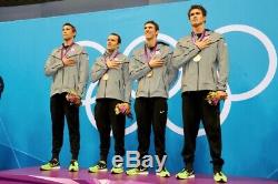Nike 2012 Équipe Olympique USA Médaille Veste Sz L New Flash 21e Windrunner Podium