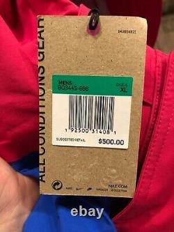Nike Acg Gore-tex Jacket Bleu Rush XL Rose Bq3445-666 Men (500 $) Tn-o