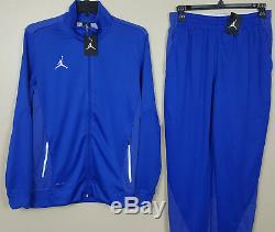 Nike Air Jordan Dri-fit Basketball Veste De Costume + Pantalon Bleu Royal Nouveau (taille Xl)