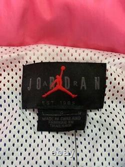 Nike Air Jordan Retro Vintage Style Jacket Coupe-vent Taille Grande L T.n.-o.