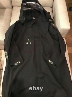 Nike Nikelab Acg Gore-tex Men's Black Yellow Jacket Manteau Aq3516-010 Taille M