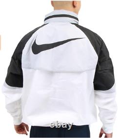 Nike Sportswear Windrunner Veste À Capuche Homme Taille S Blanc Noir Cn8770-100
