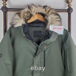 Nouveau $325 Marmot Taille Grand Hommes 700 Goose Down Od Green Hood H20 Proof Jacket