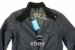 Nouveau $349 Barbour Black Waterproof/breathable Full Zip Golspie Jacket Taille S