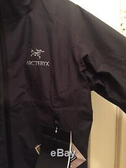 Nouveau Arc'teryx Zeta Sl Jacket XL X-large Noir Nwt Goretex
