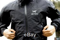 Nouveau Arcteryx Zeta Sl Jacket Extra Small Black Xs Marque Nwt Goretex Hommes