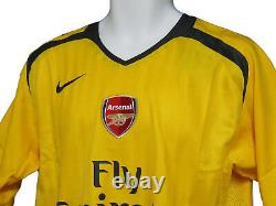 Nouveau Nike Arsenal Player Issue Epl Football Shirt Away Short Sleeved L