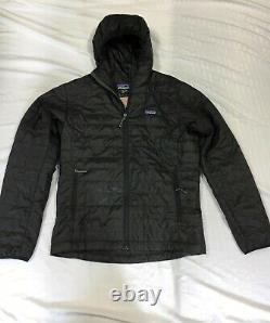 Nouvelle Patagonia Nano Puff Hoody Lightweight Insulated Jacket Black Mens 84222