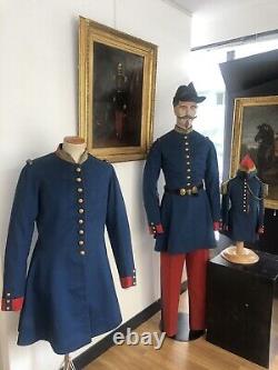 Nouvelle tunique de garde du régiment uniforme pour homme, veste bleue avec expédition accélérée.