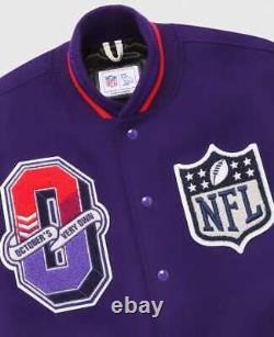 Nouvelle veste de sport Super Bowl LVIII OVO NFL pour hommes et femmes, veste de style Letterman
