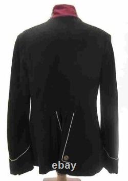 Nouvelle veste noire d'uniforme militaire impérial russe, manteau en laine pour homme.