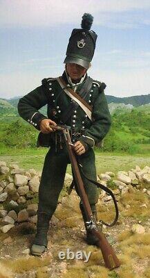 Nouvelle veste pour hommes en laine verte de la 95e Guerre napoléonienne 1810, cavalerie d'artillerie, expédition rapide.