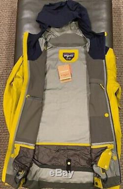 Nwts Patagonia Mens Descensionist Ski / Snowboard Jacket. Vert Textile (msrp 449 $)