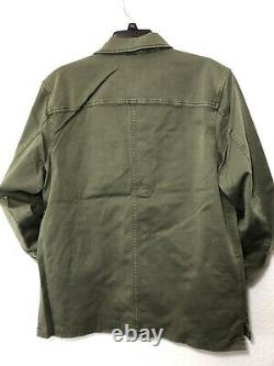 Paige Men's Alva Military Jacket Olive Drab Green Hommes Sz Medium Med New Nwt