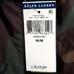 Polo Ralph Lauren Performance Homme Camouflage Vert Coupe-vent Full Zip Jacket