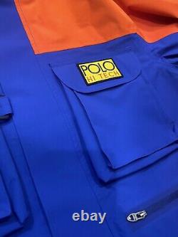 Polo Ralph Lauren Veste De Campagne Hi-tech Homme Med Waterproof Sport Anorak 598 $+