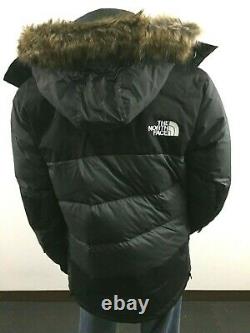 T.n.-o. Hommes Tnf La Face Nord Vostok Down Parka Insulated Winter Jacket Gris Noir