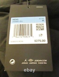 T.n.-o. Nike Air Jordan Jumpman Mens Down Fill Parka Jacket M Teal/noir Msrp$275
