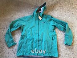 T.n.-o. Patagonia Torrentshell 3 Layer Rain Jacket Hommes XL Borealis Green