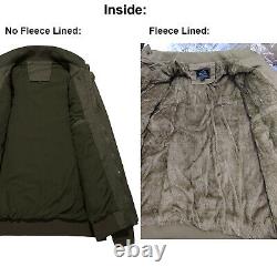 Tavasen Hommes Tactique Veste Militaire Cargo Pilot Coats Bomber Vestes Outwear