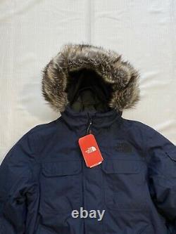 The North Face Gotham III 550 Fill Down Parka Jacket Navy Blue New Withtag Hommes XXL