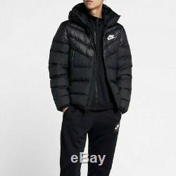 Tn Nike Sportswear Windrunner Bas Puffer Coat Jacket Mens XXL Noir
