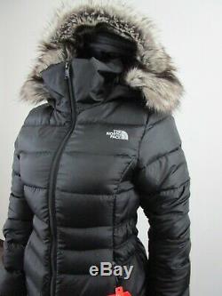 Tn-o Femmes The North Face Tnf Gotham Jacket II 550 Vers Le Bas D'hiver Veste Noire