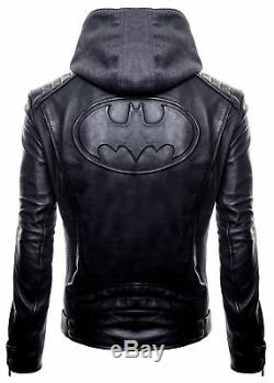 Veste À Capuche Noire Batman Avec Logo Batman Noir Black League Got Justice Outlaw De La Justice League