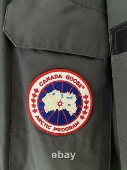 Veste Mens Canada Goose Expedition En Gris, Taille Large. Manteau D’hiver 100% Authentique