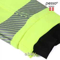 Veste de sécurité HI VIS respirante, coupe-vent et durable en jaune Pesso de haute qualité