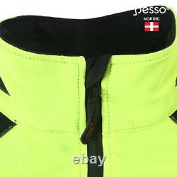 Veste de sécurité HI VIS respirante, coupe-vent et durable en jaune Pesso de haute qualité