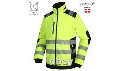 Veste de sécurité HI VIS respirante, coupe-vent et durable en jaune Pesso de haute qualité