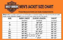 Veste en cuir de vache Harley Davidson Men's Dauntless Convertible 2 en 1