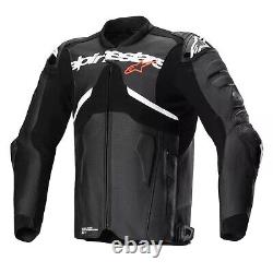 Veste en cuir pour hommes Alpinestar Atem V5 avec protections de niveau 2