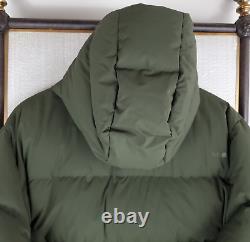 Veste imperméable à capuche en duvet de canard NWT $895 NN07 pour homme taille 2XL verte