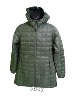Veste longue à capuche slim Thermoball Eco de taille moyenne pour femmes de The North Face NWOT