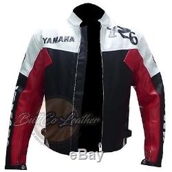Yamaha R6 Vêtements De Moto En Peau De Vache Veste En Cuir Rouge Biker Cuir Buttco